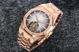 R8 공장 26530 자동 체인 Tourbillon 시계 크기 41mm 두께 12.5mm Calibre2950 Movement Sapphire Crystal Glass Mirror Fine Steel Case