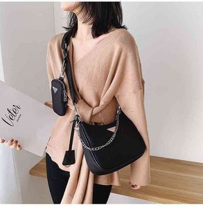 Fashion Bag handbag Bags carrying armpit three in one same style medium gunnelon