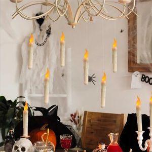 Sonstiges Event-Partyzubehör, 6 Stück hängende LED-Kerzen mit Fernbedienung, Hexe, Halloween-Dekoration für Partyzubehör, Geburtstag, Hochzeit, Innen- und Außenbereich, Schlafzimmer 220829