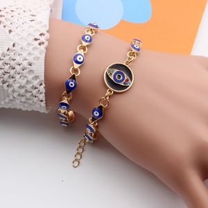 S3164 Fashion Jewelry Turkey Evil Eye Bracelets For Women Blue Eyes Chain Bracelet