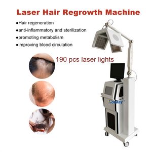 Produtos de tratamento para perda de cabelo Máquina de crescimento de cabelo a laser Equipamento de beleza BIO estimular o dispositivo de terapia de luz fotobiomodulação vermelha de 650 nm