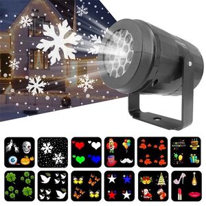 Другие праздничные поставки для вечеринок рождественские ночные огни снежинки лазерная проектор светодиодный сцену
