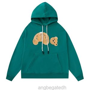 Hoodies masculinos moletons outono inverno anjos moletons moletons com capuz hip hop manga comprida anjo masculino com letras quebradas palma de urso impressão de letras homens mulheres teddy 93