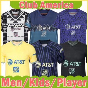 22 Club America Soccer Jersey CA Liga MX Giovani Henry Martinez Ochoa Jerseys Camisas de Futebol Men Kids Kit Home Away Third Training Football Shirts