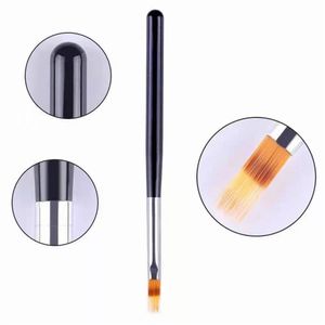 Акриловые щетки для ногтей градиент живопись ручка рисунок Diy Manicure UV Gel Nails Art Ombre Brush Tools NAB060