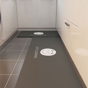 Carpets AntiSlip Kitchen Mat Home Entrance Doormat Floor Mats for Living Room Balcony Hallway Absorbent Bathroom Long Rugs 220829