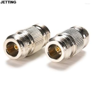 Cabos de computador Jetting 1pc N tipo fêmea para conectar o adaptador coaxial duplo em linha reta