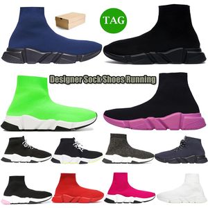 Trainers casual shoe Socks Shoes sneakers for men women Navy Blue Black Pink Gray Green Lace Up Yellow Sole Old Sock Designer Outdoor Walking