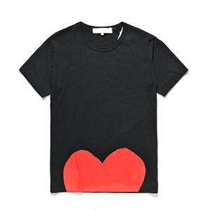 CDG Play Commes T Shirt Designer Heart Sport Tees des Garcons Pablo luksusowe krótkie rękawie moda mody casual mężczyzn T shirty s xl