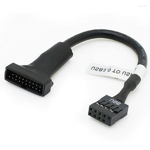 Computer Cables 19/20 Pin USB 3.0 Female To 9 2.0 Male Motherboard Header Adapter Cord