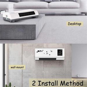 Smart Electric Heater 2000W Heizung und Kühlung Klimaanlage Desktop Wandmontierter Touchscreen-Heizungskleidungstrockner mit RMO264D3373