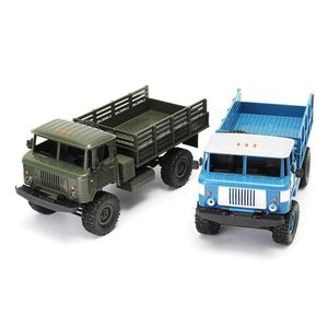 CARRO RC RC ELÉTRICO WPL B 24 1 16 Controle remoto Caminhão militar 4 Rodas de carro fora do modelo de escalada RTR RTR 4WD DIY Toy Gift for Boy 220829