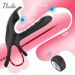 Beauty Items Paar-Vibrator mit weiblicher Stimulation, G-Punkt-Hahnring, sexy Spielzeug für Männer, Ejakulationsverzögerungsmaschine, Penis-Erwachsenenbedarf