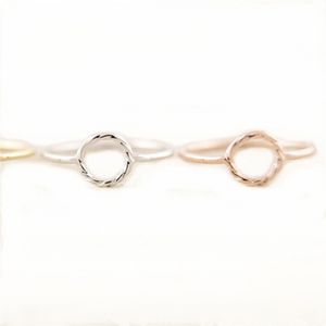 Twisted Ring Korean Style rings Gold color rings for women mixed color
