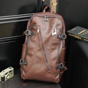 Wholesale backpack outlet resale online - Factory outlet brand bag original design crazys horses leather backpack Crazy Horse retro old men and women backpacks Fashionable x