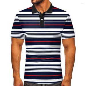 Polo da uomo T-shirt grandi e alte per uomo Camicia casual estiva manica corta con risvolto Camicia con scollo a V stampata Camicetta sfocata Pantofola calda