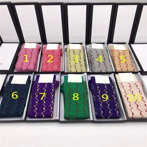 Luxury Mens Womens Sock Accessories Cotton Wool Sock Designer Classic Letter Comfortable Fit High Quality Popular Trend long G Socks with box