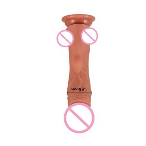 Beauty Items Cloneboy Penis Hug Nozzles Large Anal Plug Shoot Sound Pedestal Big Dildo 5 Centimeters Toy Vibrator Automatic