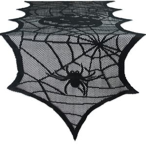 Другое мероприятие поставляет Хэллоуин украшение чернокожие кружевные паутины, бегун из тыква, скатерть, счастливая вечеринка на Хэллоуин.