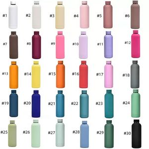 500ml 304 Stainless Steel Frosted Sports Water Bottle Portable Outdoor Sports Cup Insulation Travel Vacuum Flask Bottles 0828