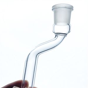 Glass Downstem Diffuser Smoking Accessory 14mm Female Down Stem Pull Down Adapter for Water Gun Tap Oil Rig Pipes