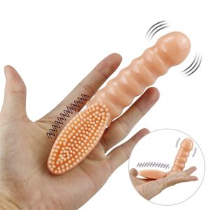 Seks Oyuncaklar Masaj Parmak Vibratörler Oyuncak Kadın Klitoris Stimülasyon Fırçası Kovan Yapay penis Titreşimli G Spot Masaj Mağazası
