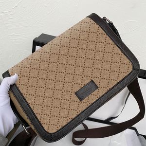 Canvas Postman's Bag Men Messenger Purse Women Shoulder Handbag Fashion Bags Classic Letters Adjustable Shoulder Strap Internal Zipper Flap Briefcase High Quality