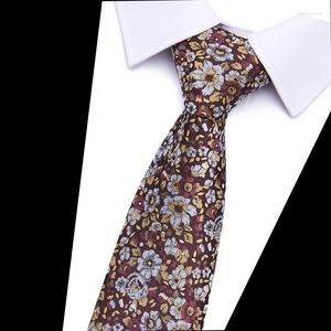 Bow Ties For Men Brand Neckties Mens Blue Red 7cm Wide Neck Wedding Suits Polyester Silk Gravata Business Corbatas Tie
