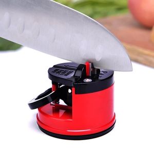 Köksverktyg Knivslipare Safety Knife Scissors Blad Sharpening Stone med Fixed Suction Cup Home Supplies Red Green Inventory Partihandel