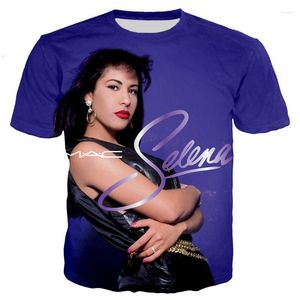 Erkek Tişörtleri Selena Quintanilla 3d Baskılı T-Shirt Erkek Kadınlar 2022 Moda Gündelik Kalça Ho Harajuku Sokak Giyim Büyük Boy Tee Tops