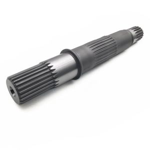 Pumpdelar Drivaxel T23-T19-L288.4mm HPV105-02 spline axel f￶r reparation Linde Pump