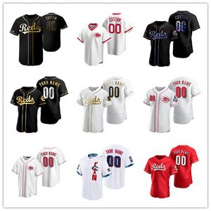 Baseball Jersey 44 Elly De La Cruz Joey Votto Ken Griffey Jonathan India Hunter Greene Johnny Bench Tyler Stephenson Jake Alternate City Connect