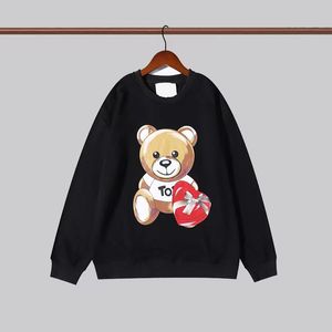 Sweatshirt flicka Mode kvinnor färgglada Bear Print Huvtröjor Berömd designer bästa kvalitet Hip Hop långärmade sweatshirts