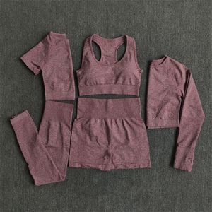 Активные наборы 235 шт. Бесплатные женские йога наборы тренировочная одежда спортивная одежда Фитнес Фитнес с длинным рукав