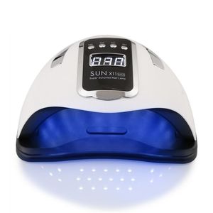 Suszarki do paznokci Słońce X11 MAX Profesjonalna lampka UV Lampa paznokciowa do suszenia Poliska żelowa z ruchem Lampa UV do Manicure Salon 220829