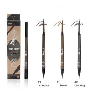 Music Flower Waterproof Eyebrow Pencil Tattoo Eyebrow Pen Sketch Liquid Eyebrown Soap Brows Enhancer Eyelashes Makeup Brushes