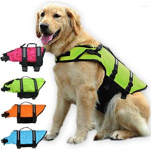 Odzież psa Ripstop Refleksyjna kamizelka Regliviła Puppy Puppy Kurtka z ulepszoną pływalnością ratownicze ubrania pływackie
