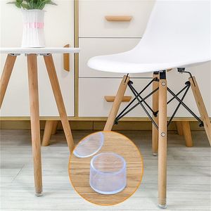 Other Building Supplies silicone Chair Leg socks Transparent square Table Floor Feet Cover Protector Pads furniture pipe hole plugs Home Decor 20220830 E3