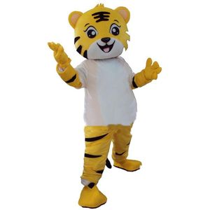 2018 H gkvalitativ tigermaskot kostym djur tecknad fancy kl nning vuxen storlek308n