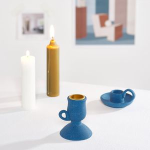 Kandelaar Noordse huizendecoratie keramische kaarsen en ondersteunt kandelaars decoratieve kaarsen bruiloft middelpunt cadeau 20220830 Q2