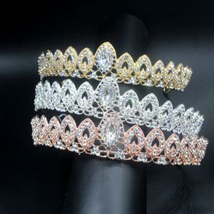 Designer Crown Lady Fashion Luxury Wedding Headpieces Eloy HeadBond Brudtillbehör P083011