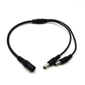 Lighting Accessories 1PCS 1 Female To 2 3 4 5 8 Male DC Connector Plug 5.5 2.1mm Jack Splitter Adapter Cable For Camera CCTV LED Strip