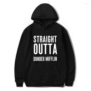 Bluzy męskie drukowanie mody Dunder Mifflin Coat Men Men Bluz Bluzy