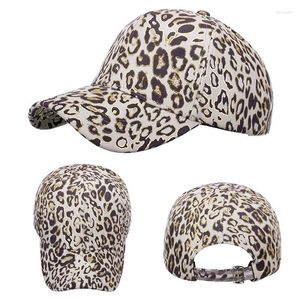 Bollmössor jag är vildkatt hatt mode kvinnor män sport leopard tryck andas strand justerbar baseball cap hip hop mocka