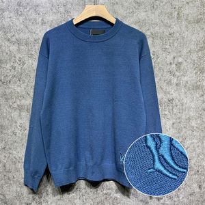 Sweaters masculinos Big A Letter Bordery Fashion Brand Knit Fall Business Business Casual Color Color Clothing 220830