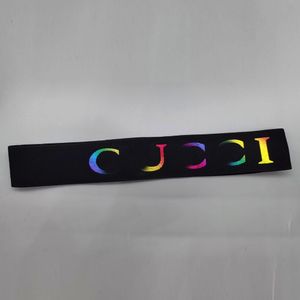 4cm de designer de luxo letras da cabeça de moda de faixa listra impressão elástica macia esportes ao ar livre ioga bandas de cabelo acessórios de cabelos para cabelos para cabelos Presentes de jóias