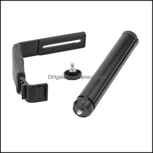 Treppiedi Treppiedi Maniglia a forma di L Staffa di montaggio Supporto per Dji Om 4 Osmo Mobile 3 Treppiede Palmare Gimbal Stabilizzatore Accessori Fansummer Dhrzv