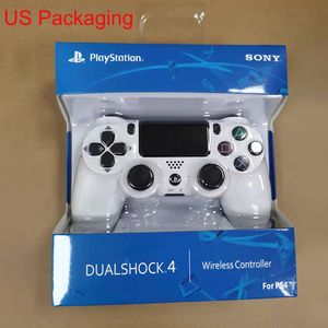 Logo PS4 US EU packaging wireless controller shock game console controllers colorful blue toe game pad SONY playstation 4 vibration