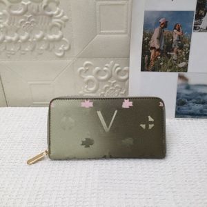 الأزياء Women Bag Wclutch Wallet Pu Weather Wallet محفظة سستة واحدة