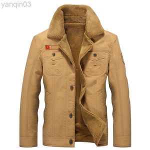 Jackets masculinos Men Winter Wool Lower Dwon Dwon de boa qualidade masculino Casual Fleece Roupas 5xl L220830